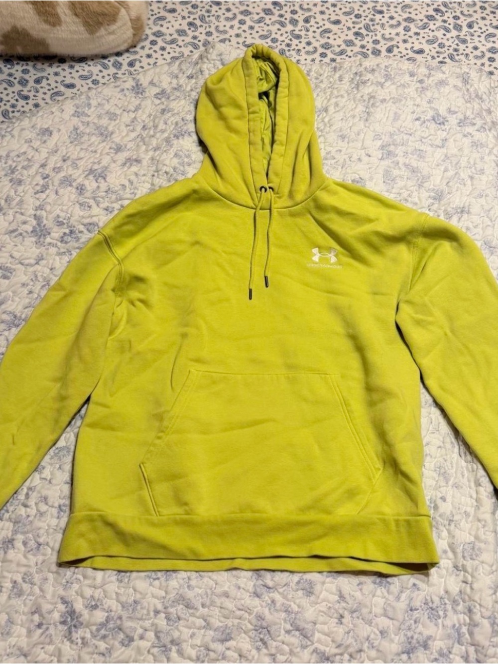 Under Armour Hoodie - Lime Green Pullover